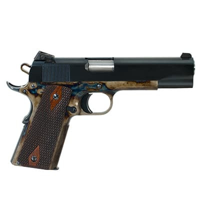 Turnbull Manufacturing Turnbull 1911 Checker, BT, SS Barrel, Kensight (Heritage) Goverment double diamond wood grips MPN TB-P3-G-CC - Turnbull Manufacturing