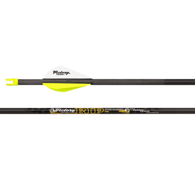 Victory Archery RIP Elite 400 GPI: 7.5 Fletched Arrow 6pk RIPAE-400FB-6 - Victory Archery