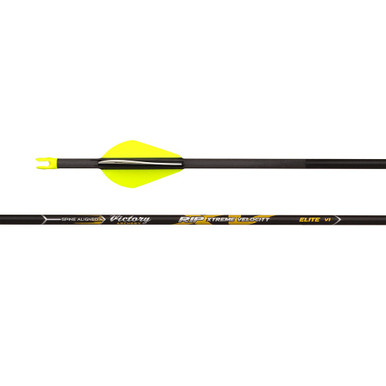 Victory Archery RIP XV Elite 250 Xtreme Velocity GPI: 8.1 Fletched Arrow 6pk RIPXVEB-250FB-6 - Victory Archery