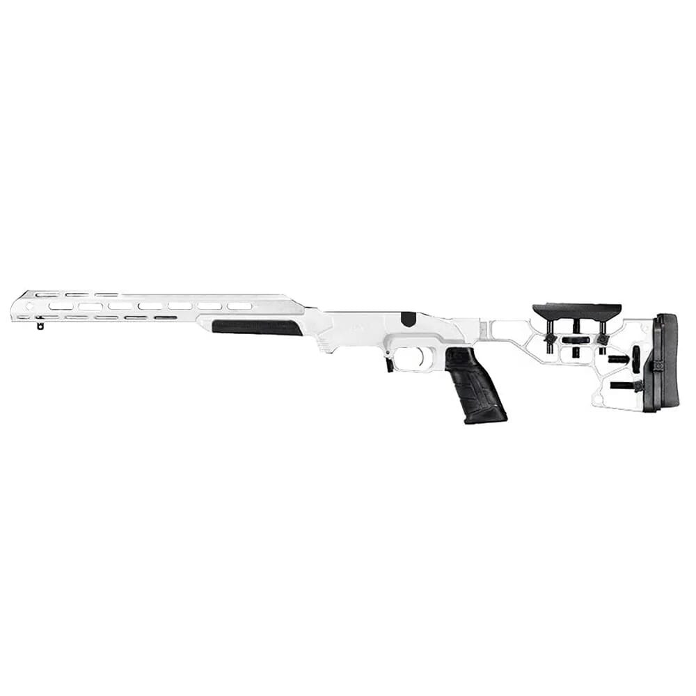 MDT ESS System Remington 700 LA LH Wht Chassis 104627-WHT in White - MDT