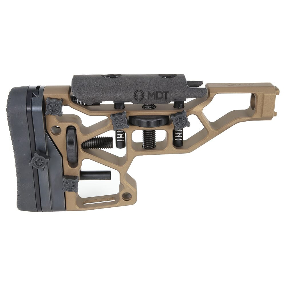 MDT XTN Interface SRS X Elite Short BBz Skeleton Buttstock 105127-BBZ in Burnt Bronze - MDT