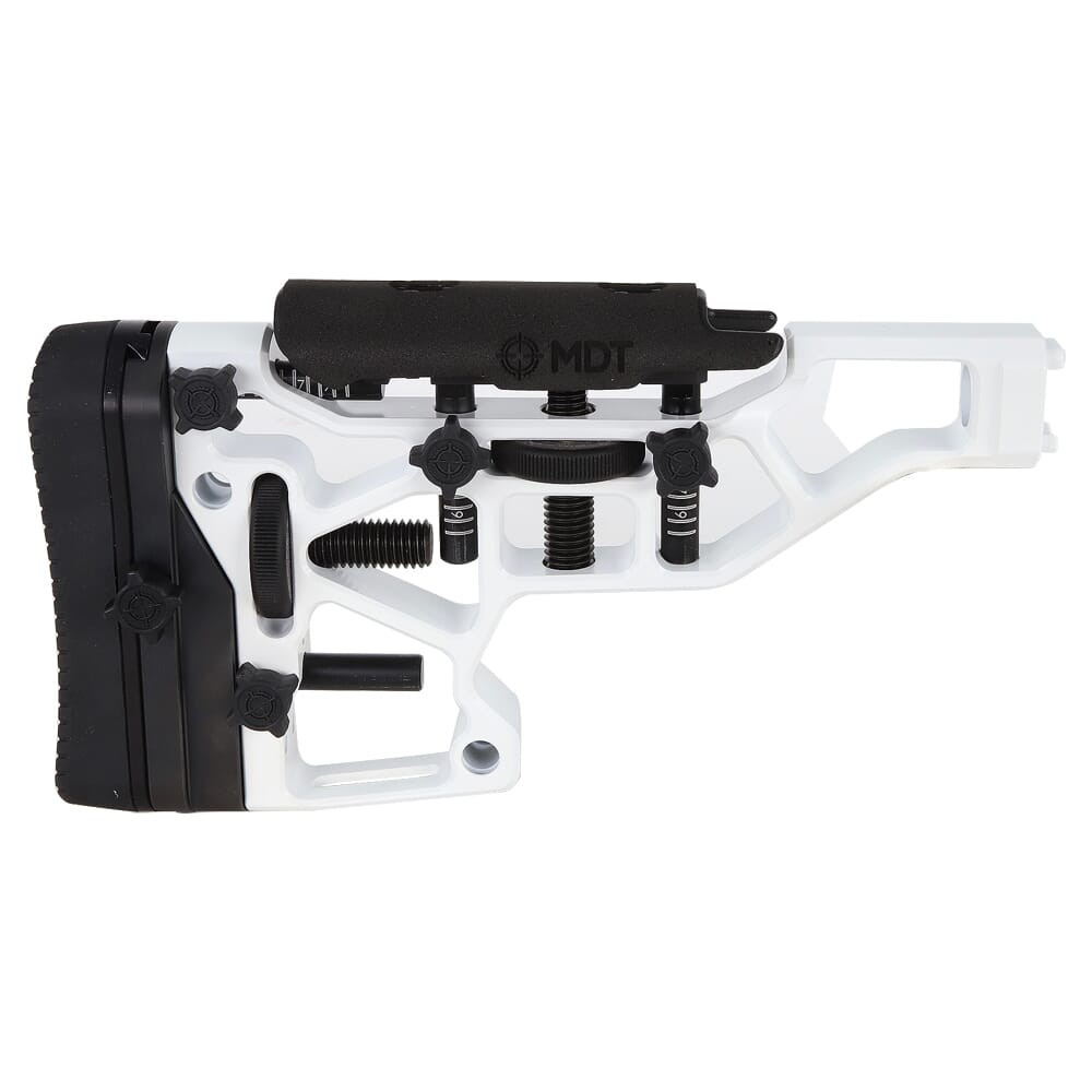 MDT XTN Interface SRS X Elite Short Wht Skeleton Buttstock 105127-WHT in White - MDT