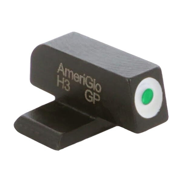 Ameriglo Green Tritium w/White Outline .23"H .14"W #6 Front Sight for Most Sig/Springfield Models SG-160-6 - Ameriglo