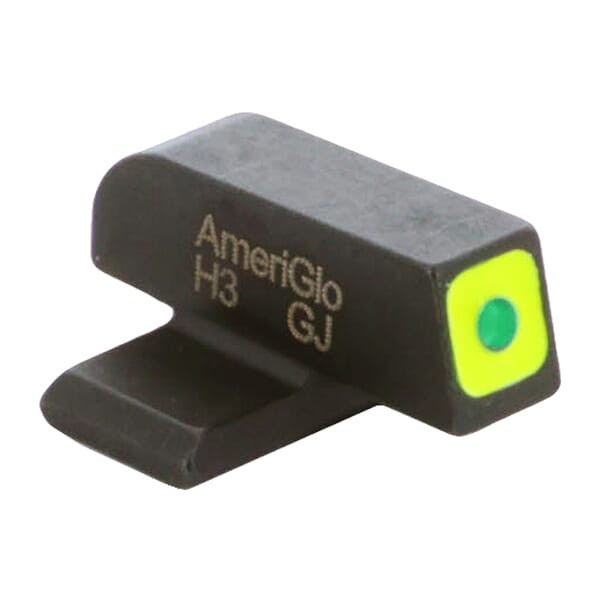 Ameriglo Green Tritium w/LumiGreen Sq Outline .22"H .14"W #8 Front Sight SG-212-220-GR-Q - Ameriglo