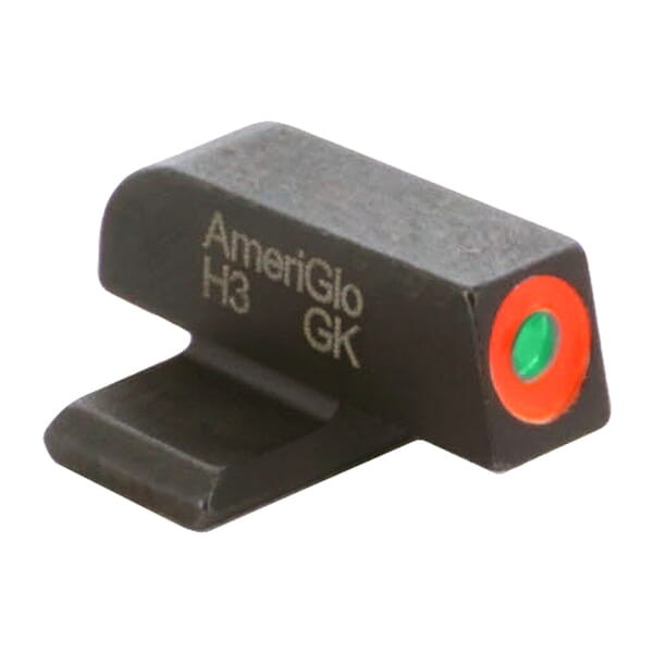 Ameriglo Green Tritium w/Orange Outline .22"H .14"W #8 Front Sight for Most Sig/Springfield Models SG-212-220-O - Ameriglo