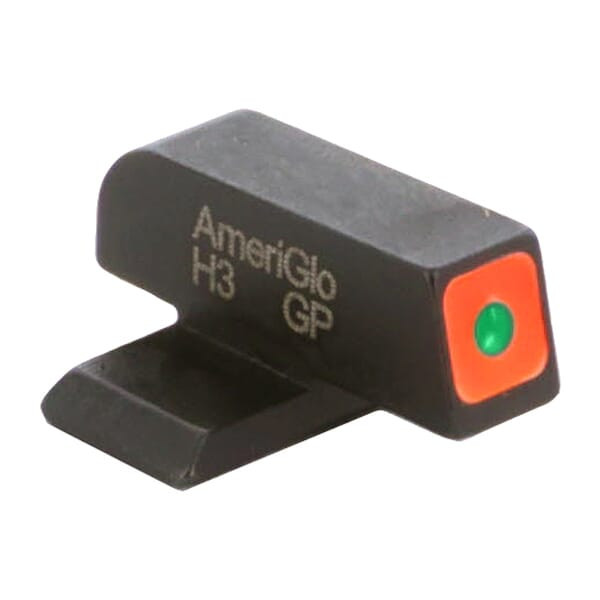 Ameriglo Green Tritium w/Orange Sq Outline .22"H .14"W #8 Front Sight for Most Sig/Springfield Models SG-212-220-OR-Q - Ameriglo