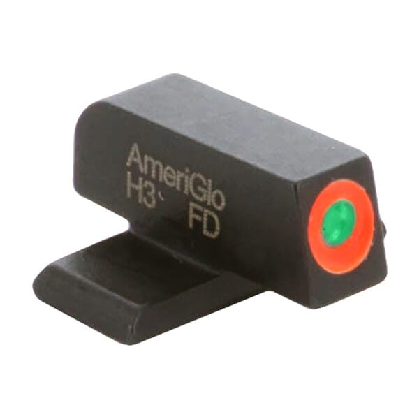Ameriglo Green Tritium w/Orange Outline .23"H .14"W #6 Front Sight for Most Sig/Springfield Models SG-212-230-O - Ameriglo