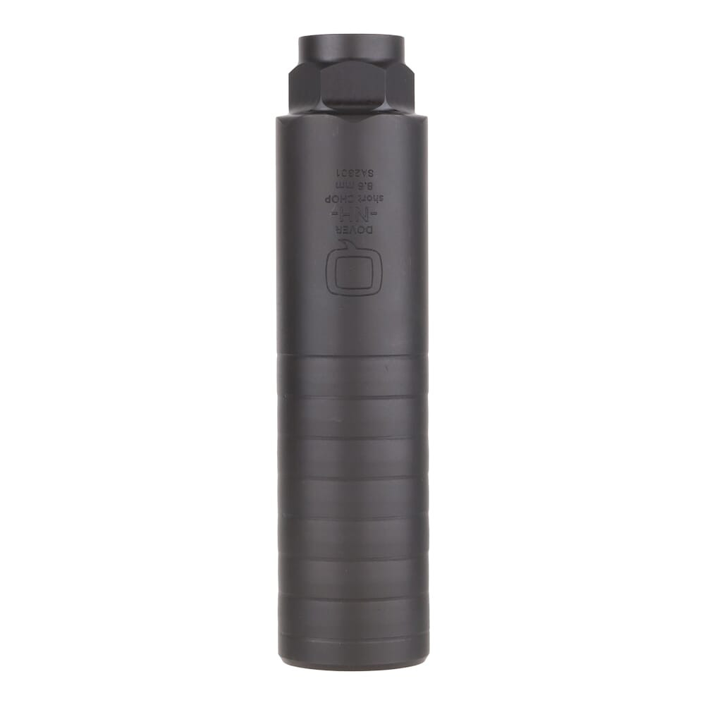 Q, LLC. Short CHOP 8.6 BLK M18x1.5 7.2"x1.75" Quick Attach Nitride Silencer (NFA) SIL-SC-QUICKIE-86-B - Q_LLC