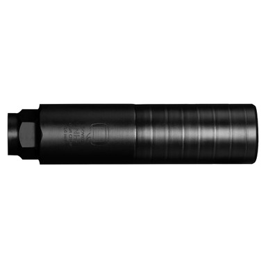 Q, LLC. Short CHOP 8.6 BLK Stainless Steel M18x1.5 7.2"x1.75" Quick Attach Silencer SIL-SC-QUICKIE-86 - Q, LLC.