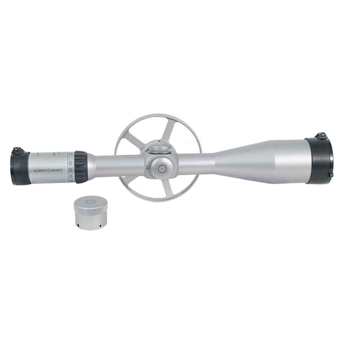 Schmidt Bender 12.5-50x56 FT Sport FT1 Silver + side wheel + adapter for elevation with light ring marks. UA1175 - 
