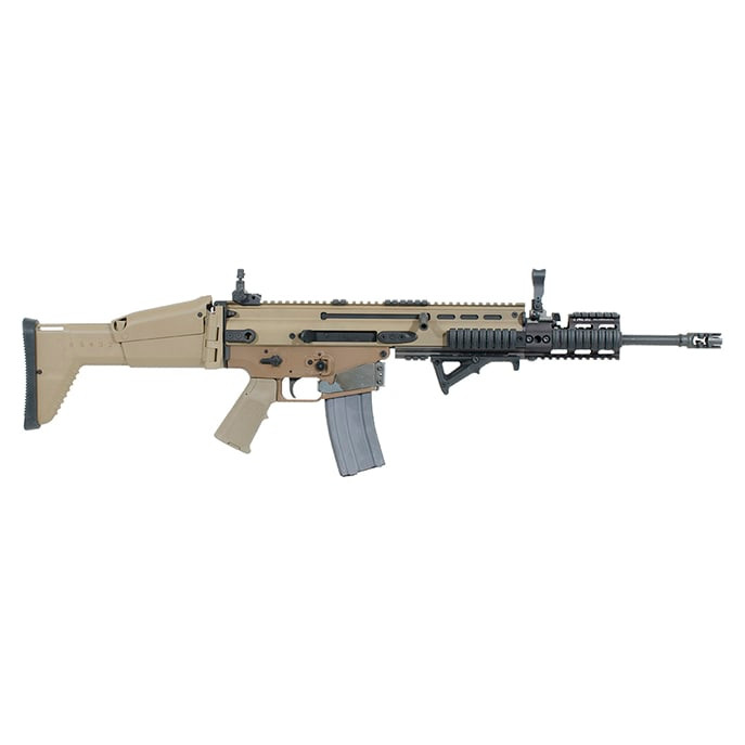 FNH SCAR 16S 5.56 16.25" with 1 (30 Round) Magazine, PWS Rail, Magpul AFG, Redi-mag, - Good condition - UA1192 - 