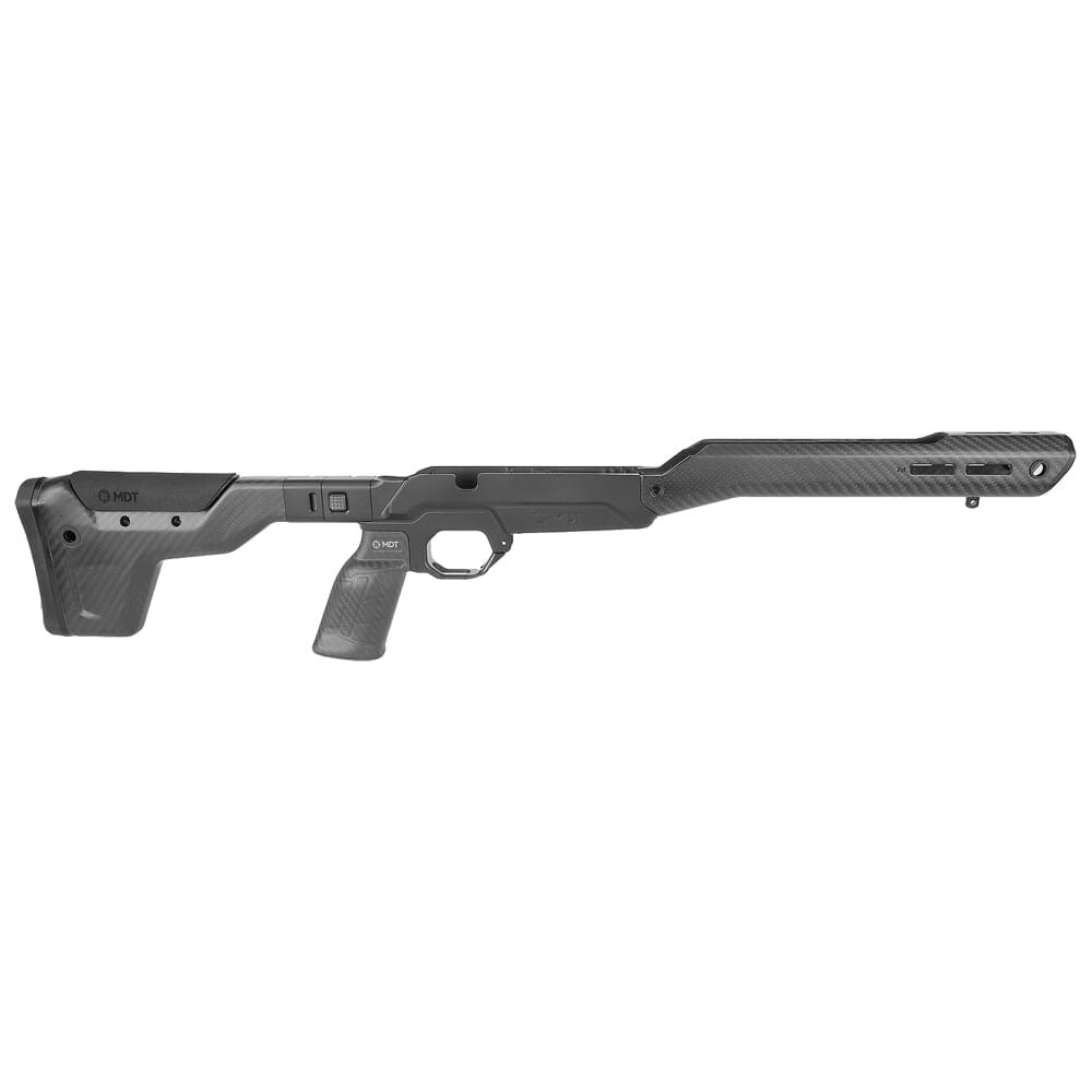 MDT HNT 26 Tikka T3 LA RH Folding Non ARCA BCF Chassis System 105725-BCF in Carbon Fiber - MDT