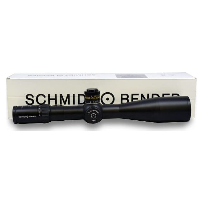 Schmidt Bender PMII 5-25x56 L/P GEN II XR MOA DT CW, comes with lens cover in original box, Like new condition - UA362