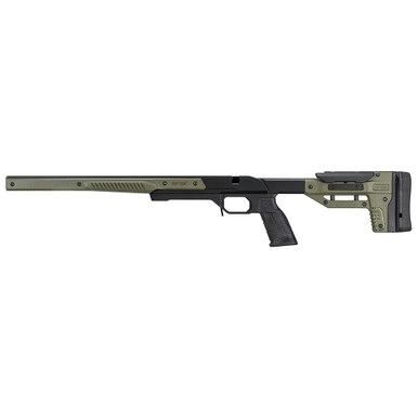 MDT Oryx Sportsman Tikka T3 SA LH ODG Chassis System 106352-ODG in Olive Drab Green - MDT