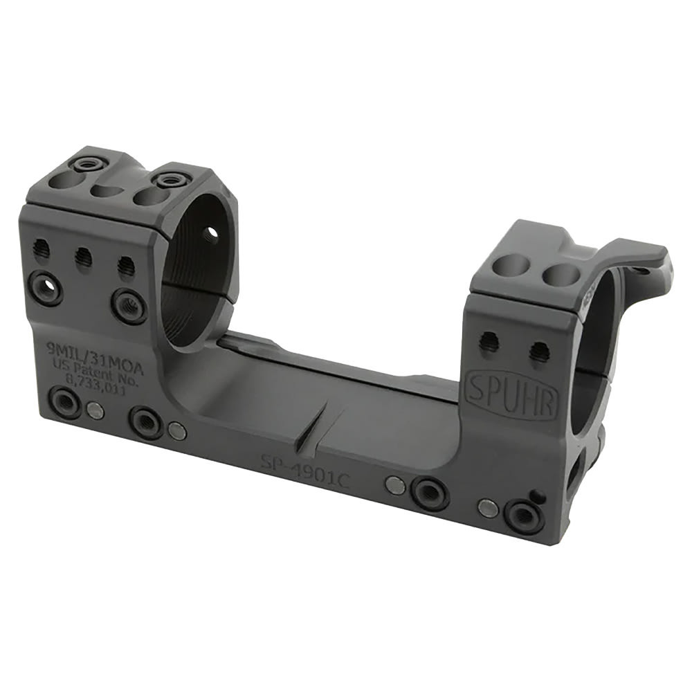 Spuhr Steel Side Clamp Picatinny Scope Mount 34mm H30mm/1.181" 9MIL PIC Gen3 SP-4901CM - Spuhr