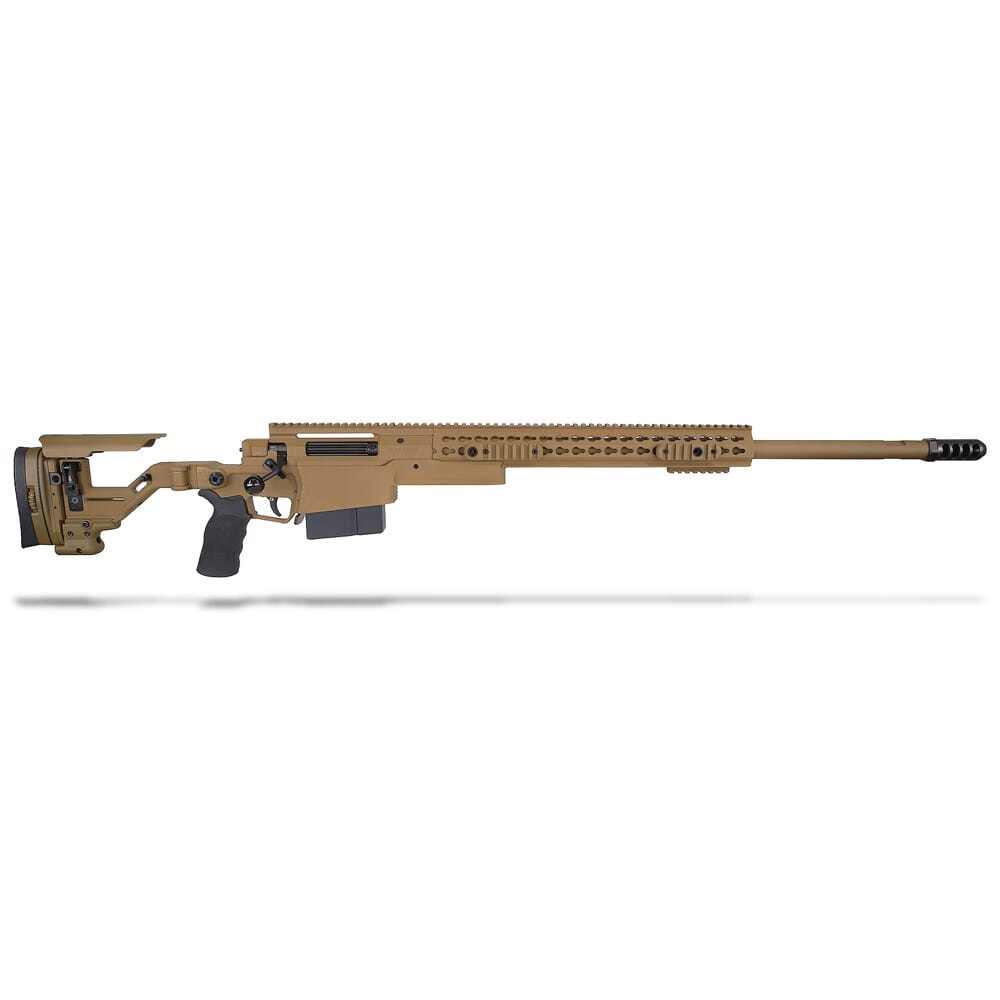 Accuracy International AXSR Folding Rifle .338 Lapua Mag Dark Earth 27" 3/4"-24 w/Brake SR38L27MDE - Accuracy International