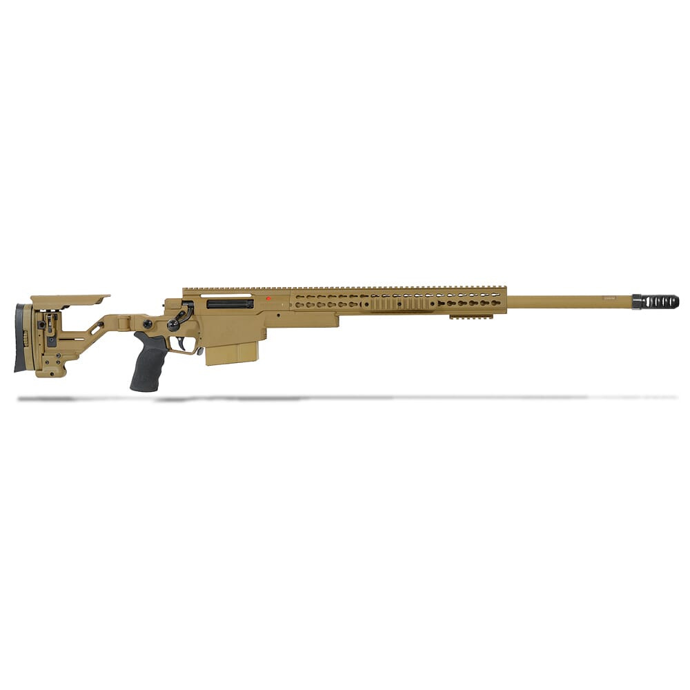 Accuracy International AXSR Folding Rifle .338 Norma Mag Dark Earth 27" 3/4"-24 w/Brake SR38N27MDE - Accuracy International