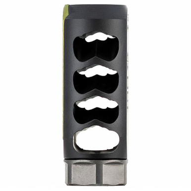 MDT Comp 4-Port .338 Cal 3/4x24 Grn Muzzle Brake 107465-GRN - MDT