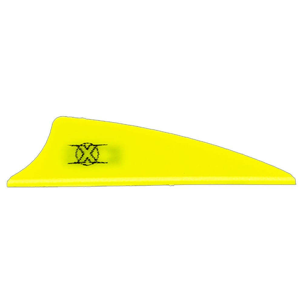 Bohning Archery Bohning X Vane 2.25" Shield Cut Neon Yellow 36pk 10771NY225 - Bohning Archery