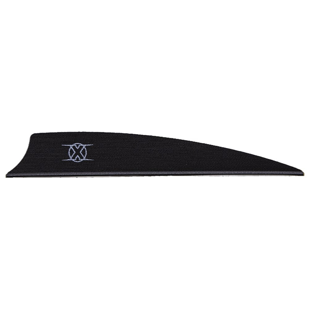Bohning Archery Bohning X Vane 3.5" Shield Cut Black 100pk 10772BK35S - Bohning Archery