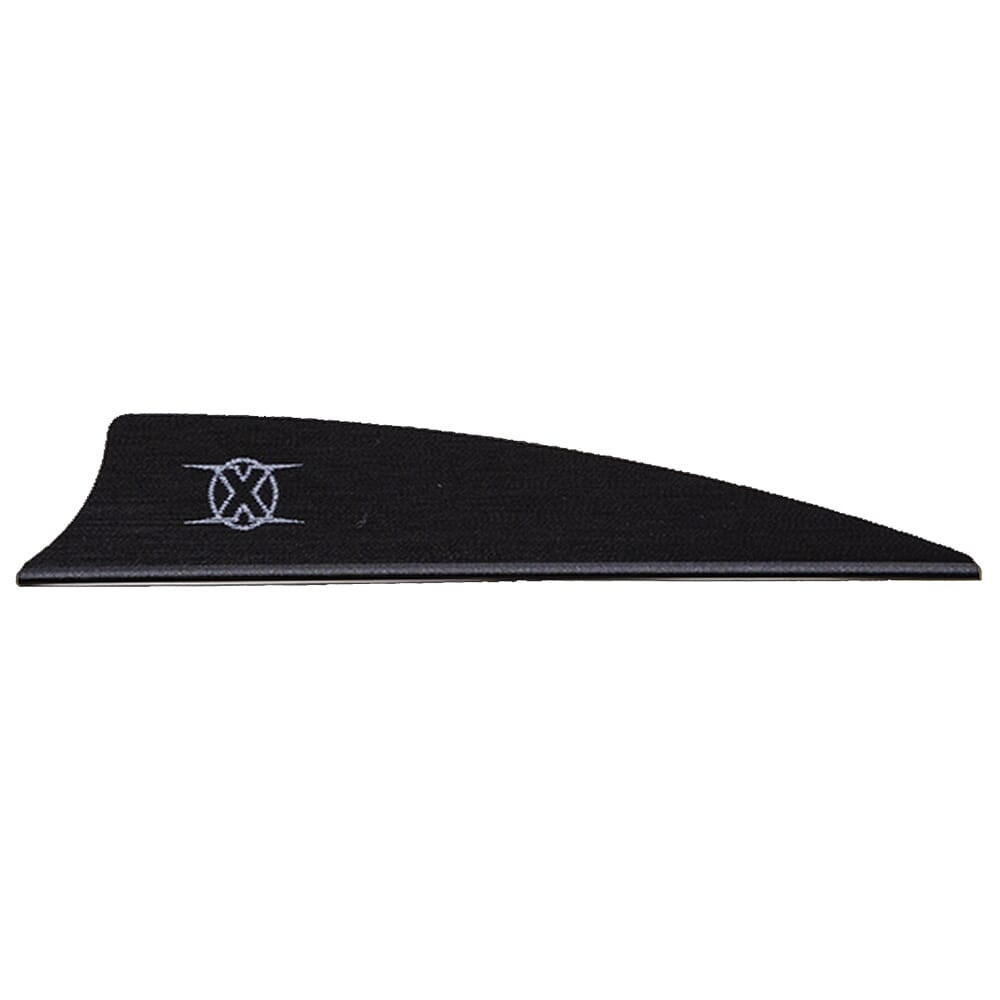 Bohning Archery Bohning X Vane 3" Shield Cut Black 100pk 10772BK3S - Bohning Archery