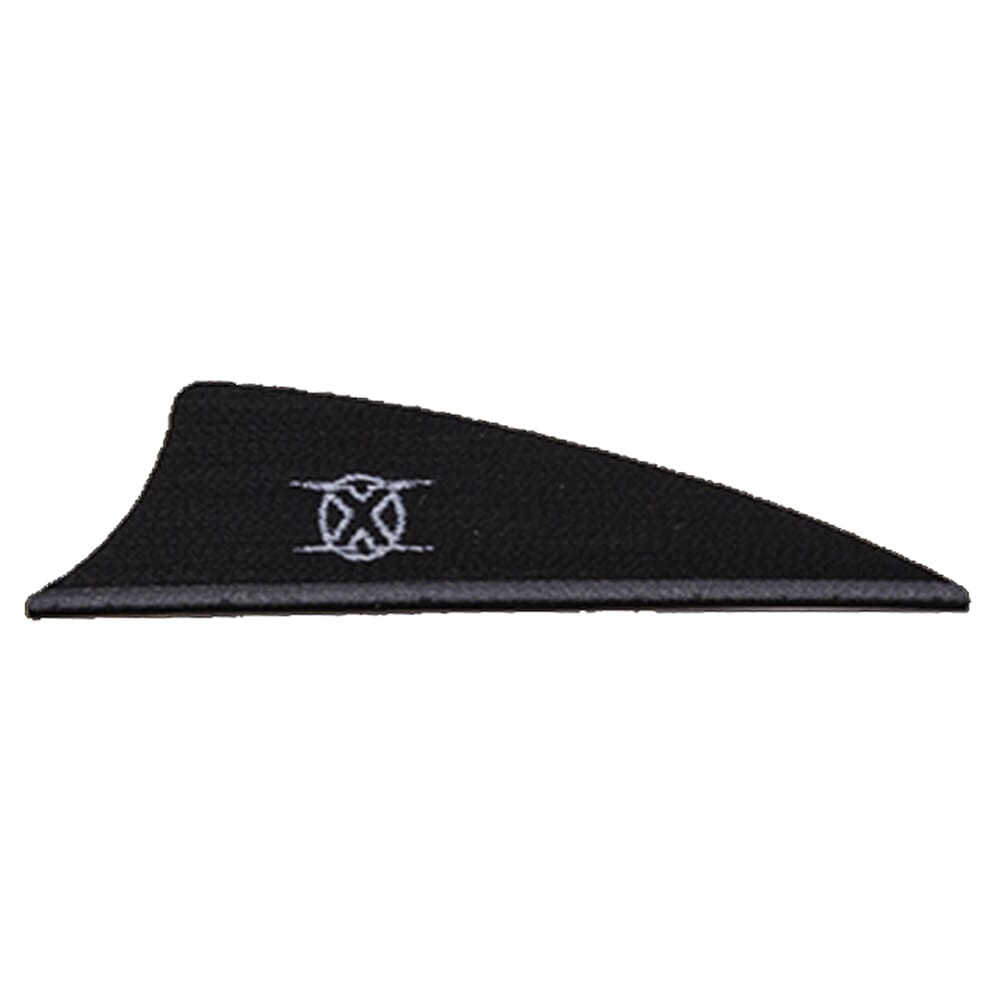 Bohning Archery Bohning X Vane 1.75" Shield Cut Black 100pk 10772BK175 - Bohning