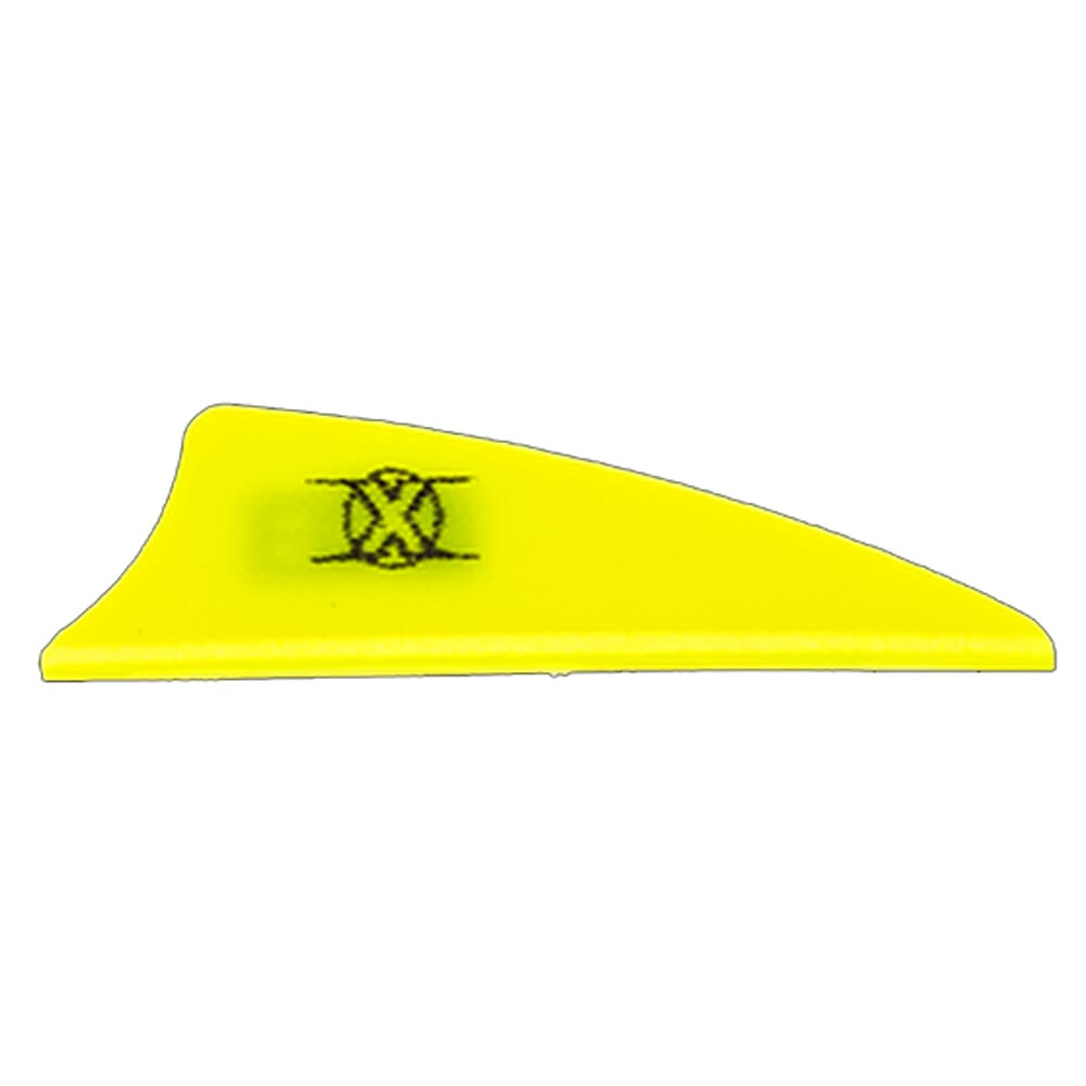 Bohning Archery Bohning X Vane 1.5" Shield Cut Neon Yellow 100pk 10772NY15 - Bohning Archery