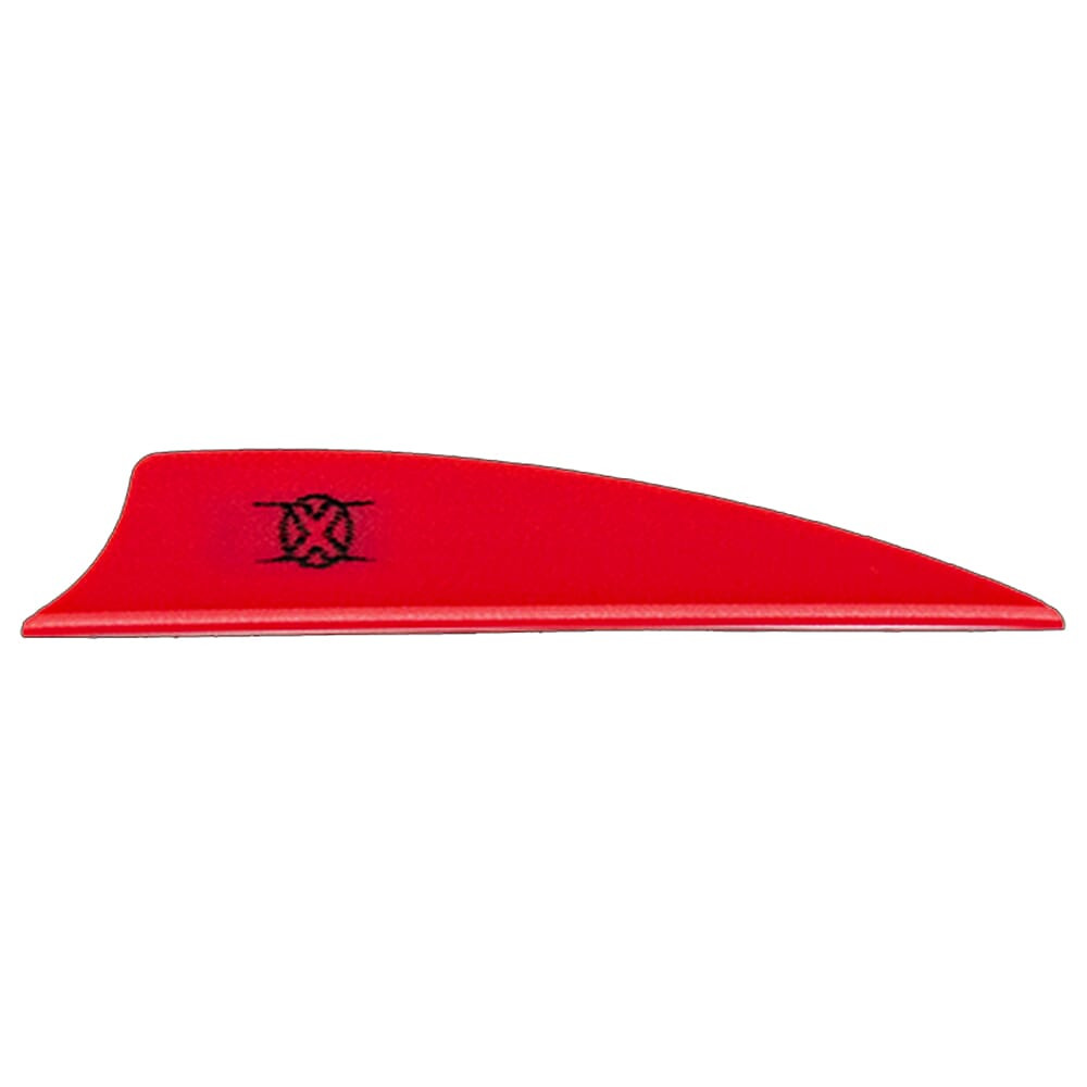Bohning Archery Bohning X Vane 1.75" Shield Cut Red 100pk 10772RD175 - Bohning Archery