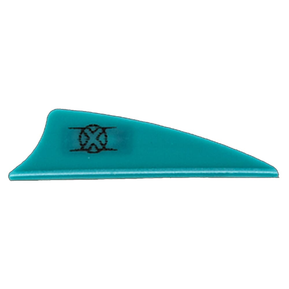 Bohning Archery Bohning X Vane 1.5" Shield Cut Teal 100pk 10772TL15 - Bohning Archery