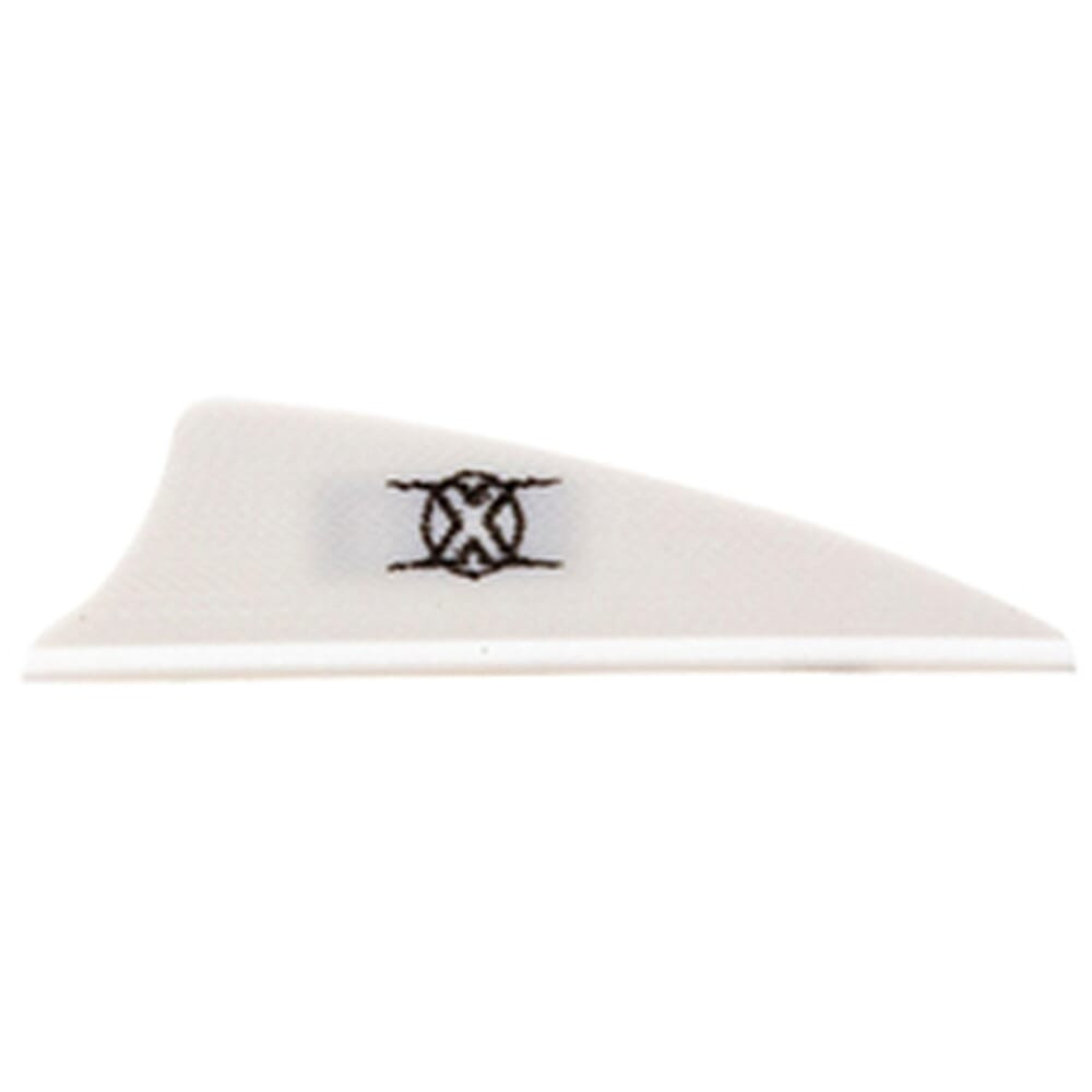 Bohning Archery Bohning X Vane 1.5" Shield Cut White 100pk 10772WH15 - Bohning Archery
