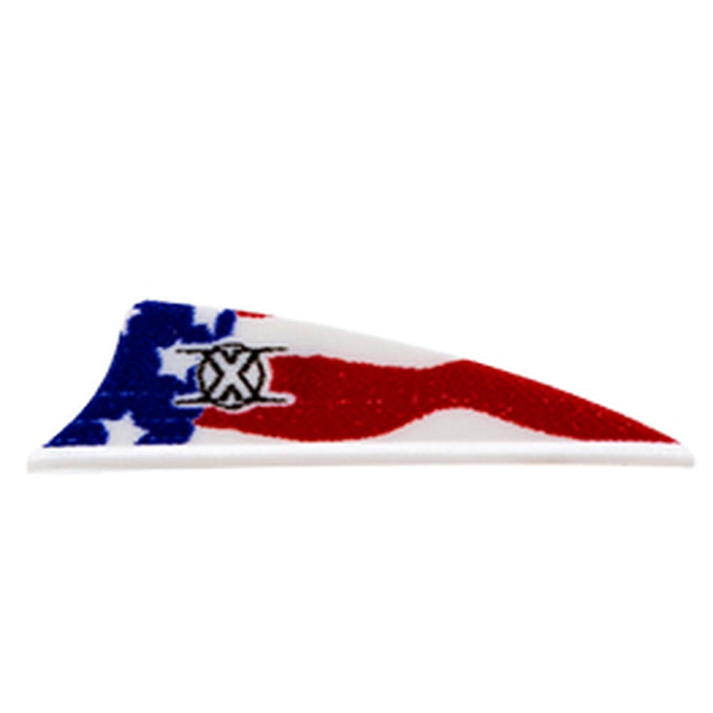 Bohning Archery Bohning X Vane 1.5" Shield Cut American Flag 1000pk 10773AF15 - Bohning Archery