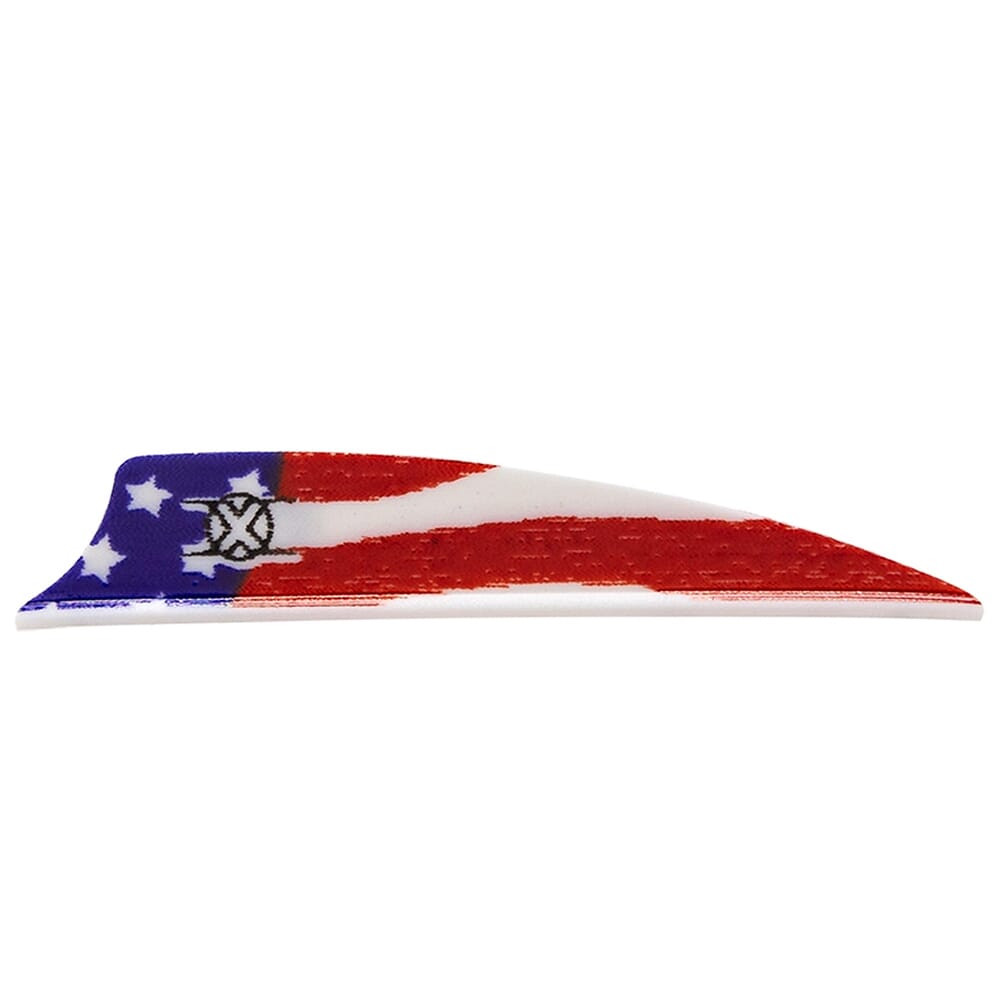 Bohning Archery Bohning X Vane 2.25" Shield Cut American Flag 1000pk 10773AF225 - Bohning Archery