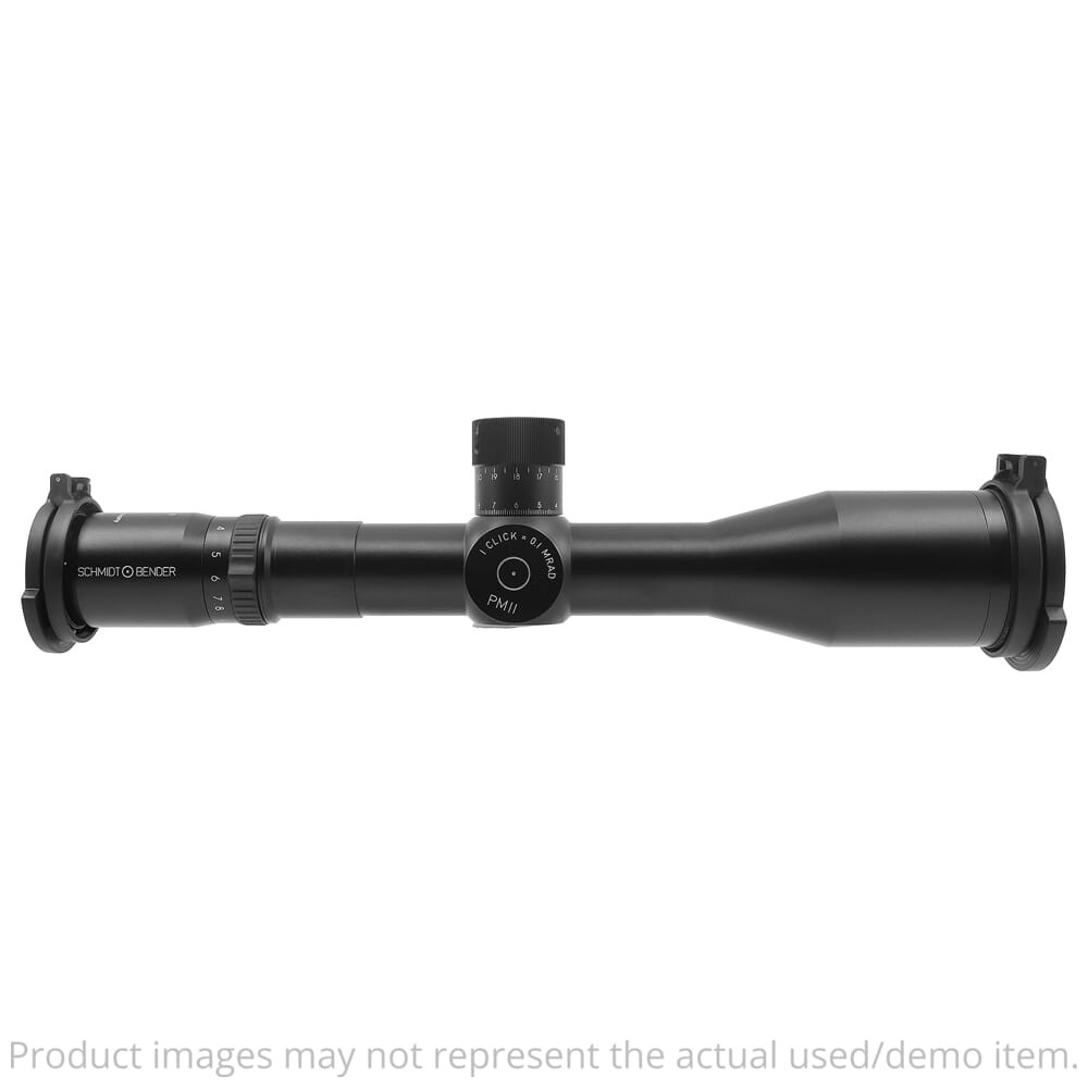 Schmidt Bender PM II 3-12x50 L/P Gen II Mildot MRAD MTC CCW USMC M40 Riflescope 644-911-972-89-64A38 - Like New, Small Marks on Knurling UA4103