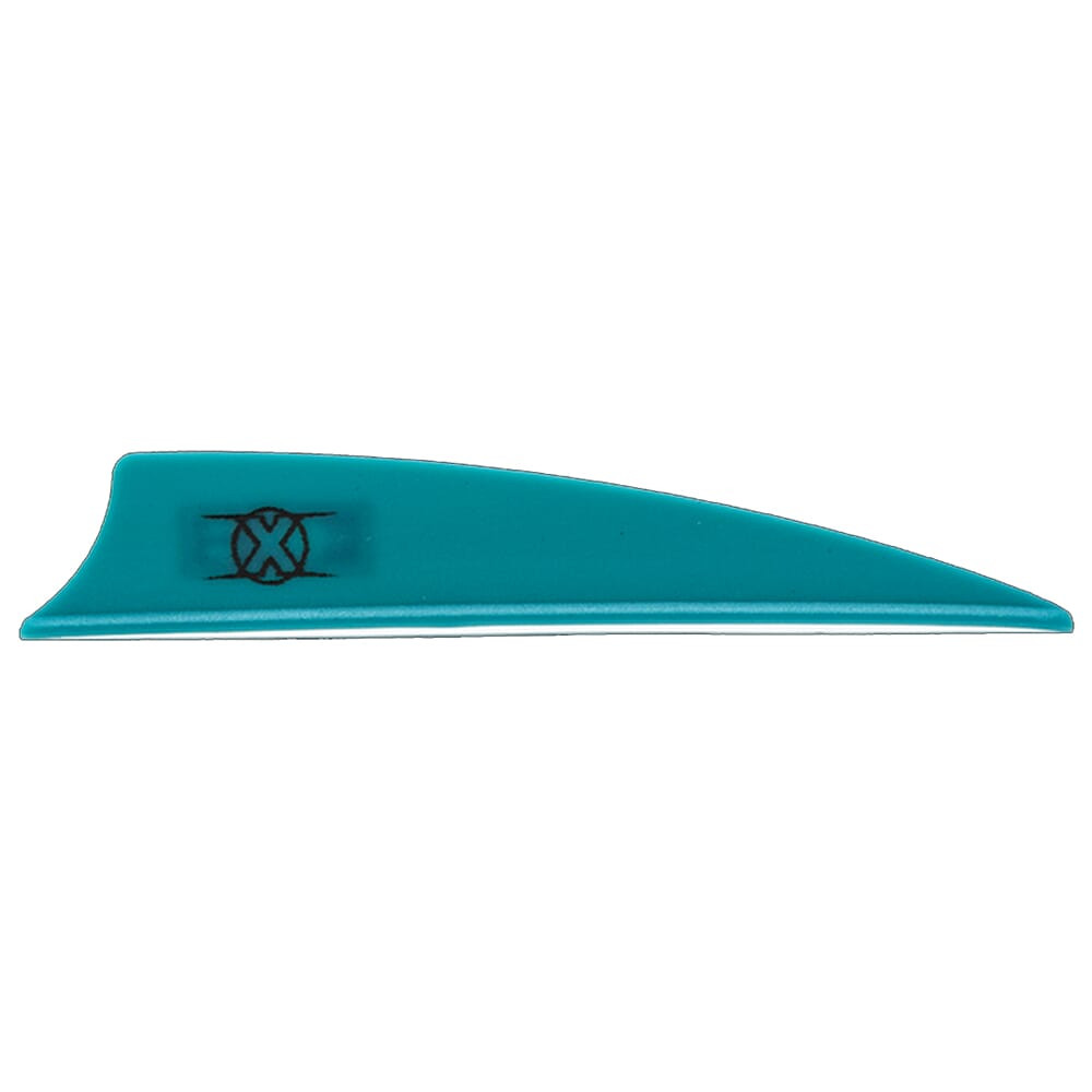 Bohning Archery Bohning X Vane 3" Shield Cut Teal 1000pk 10773TL3S - Bohning Archery