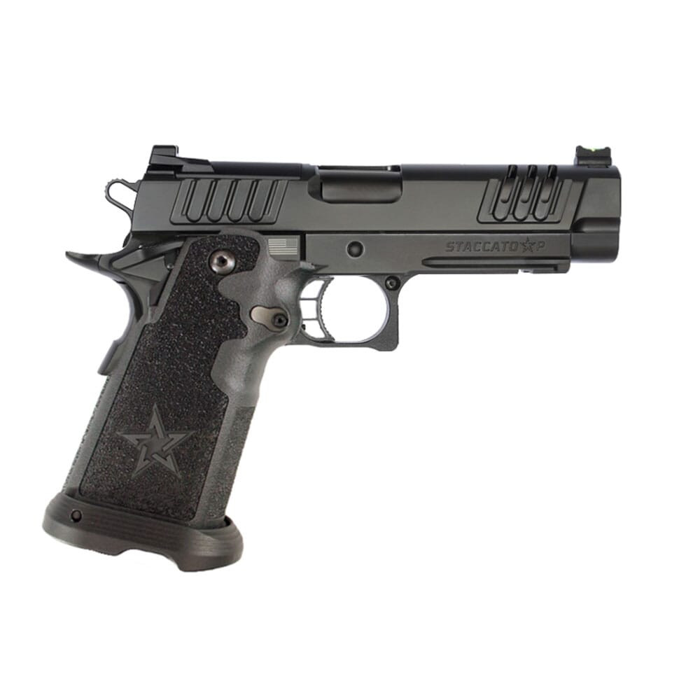 staccato Staccato P Duty V2 9mm DLC/SS TB P Optic Ready Stainless Thread Barrel Tac Texture Grip With X-Series Serrations 12-1200-000203-01 - $2948.00 at EuroOptic