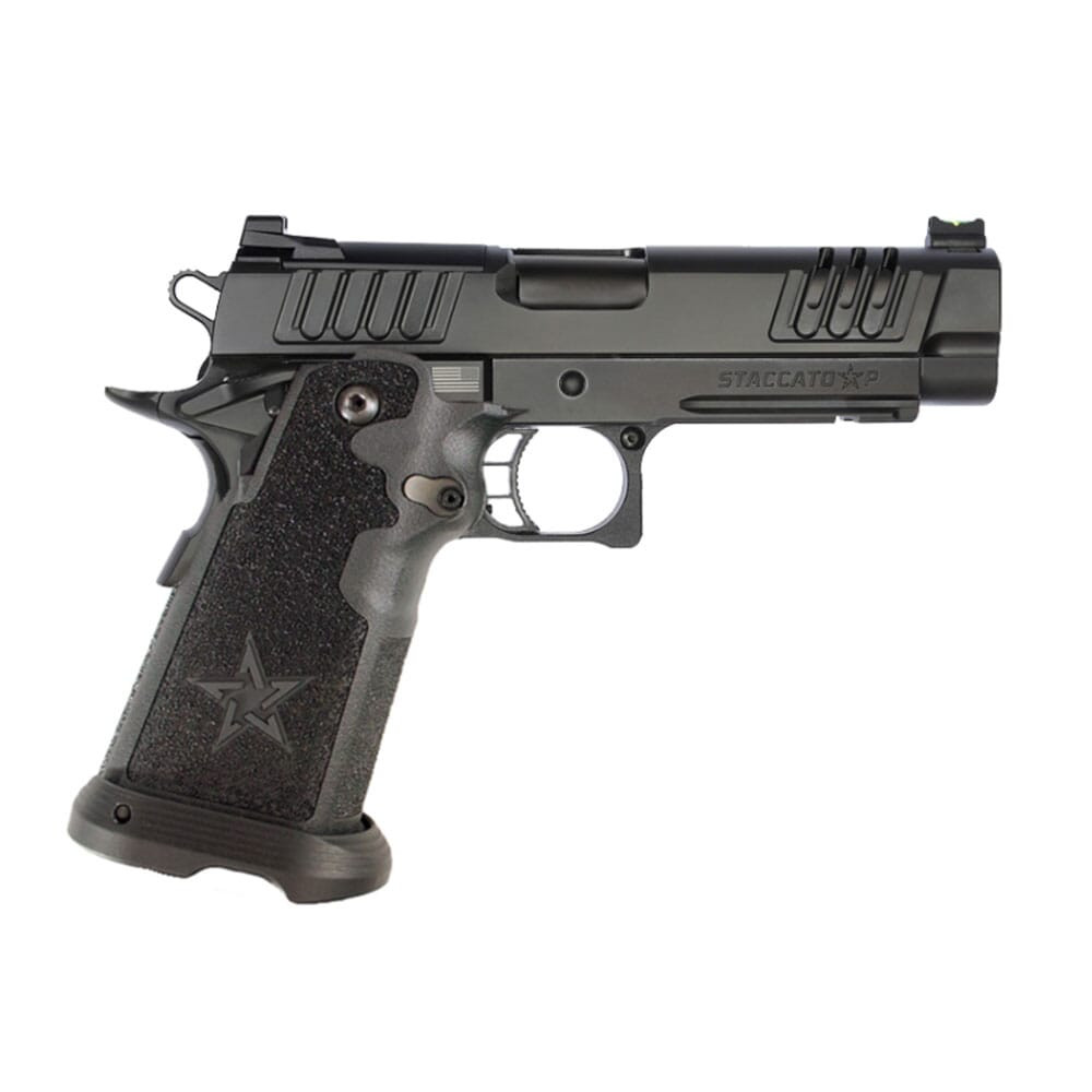 staccato Staccato P Duty V2 9mm DLC/DLC TB P Optic Ready Dlc Threaded Barrel Tac Texture Grip With X-Series Serrations 12-1200-000303-01 - $3048.00 at EuroOptic