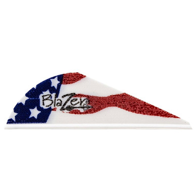 Bohning Archery Bohning Blazer Vane American Flag 100pk 10832AF2 - Bohning Archery
