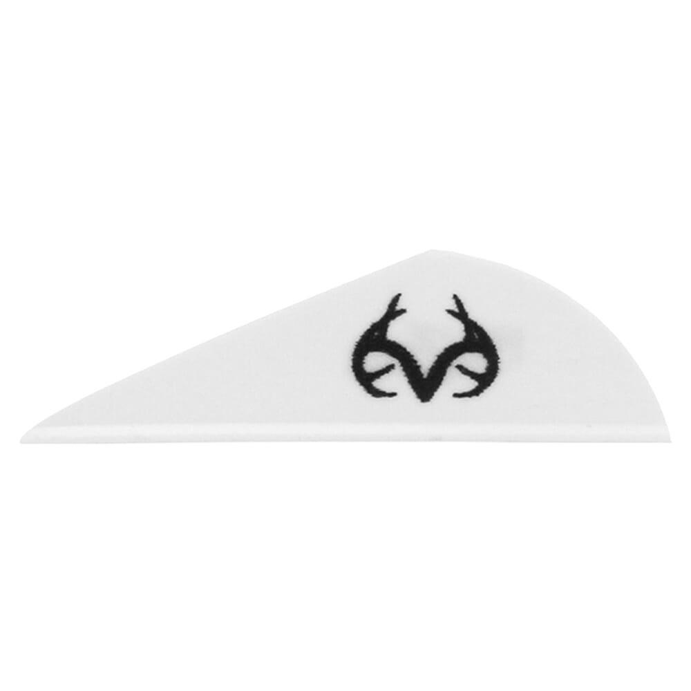 Bohning Archery Bohning Blazer Vane White w/Realtree Logo 1000pk 10833WHRT2 - Bohning Archery
