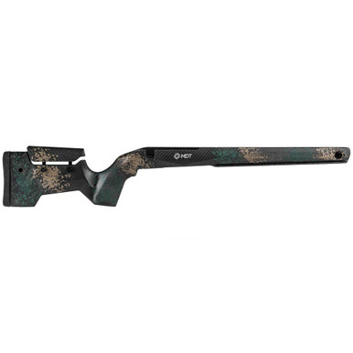 MDT CRBN Remington 700 SA RH Fixed Highland Green & Flat Dark Earth w/ARCA Rail & No Bottom Metal 109559-HGF - MDT