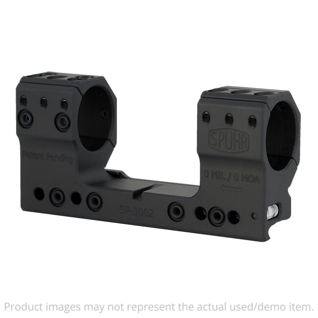 Spuhr Unimount 30mm 0MIL/0MOA 1.5" Picatinny Scope Mount SP-3002 UA5278 - USED/MISC