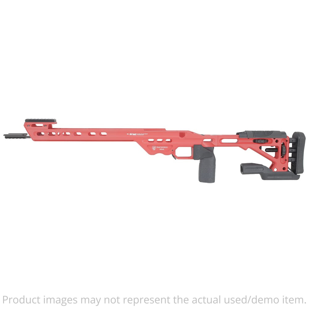 Masterpiece Arms Rem SA LH USMC Red Comp Chassis COMPCHASSISREMSA-RED-LH-21 Excellent Condition, Minor Scratches Near Buttpad UA4309 - 