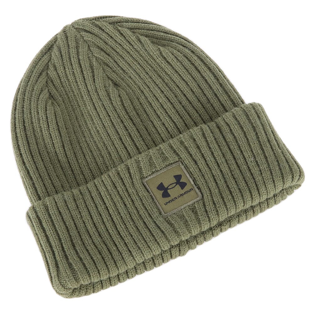 Under Armour Whitetail Hunt Halftime Beanie Marine OD Green/Black OSFM 1373108-390001 - Under Armour