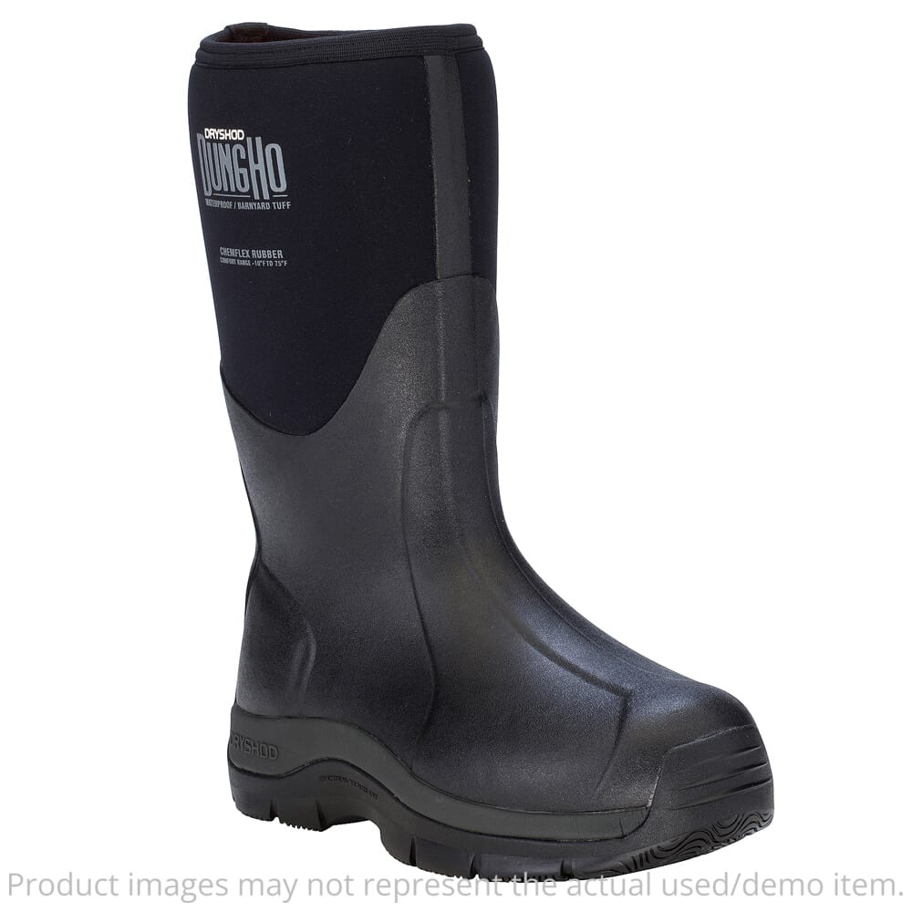 Dryshod Dungho Mid Black/Grey Size 12 Boots DNG-MM-BK-M12 UA5329 in Gray/black - USED/MISC