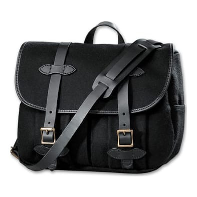 Filson MD Black Wool Field Bag FIL-70103-BL - Filson