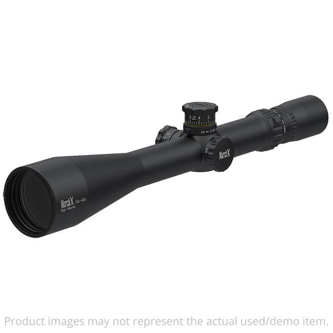 March X "High Master" 10-60x56mm MTR-5 Reticle 1/8 MOA Riflescope D60HV56TM - Excellent Condition UA4402 - 