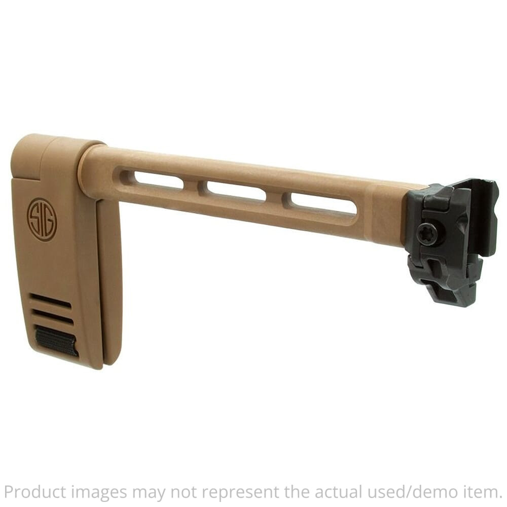 Sig Sauer MCX/MPX Folding Pivoting Coyote Brown Contour Brace PCB-X-FOLD-COY - , Minor Scratches UA4409 - 