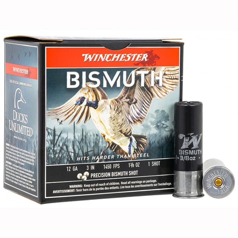 Winchester 12ga 3" #1 Bismuth 1-3/8oz Shells Case of 250 SWB1231 - Winchester