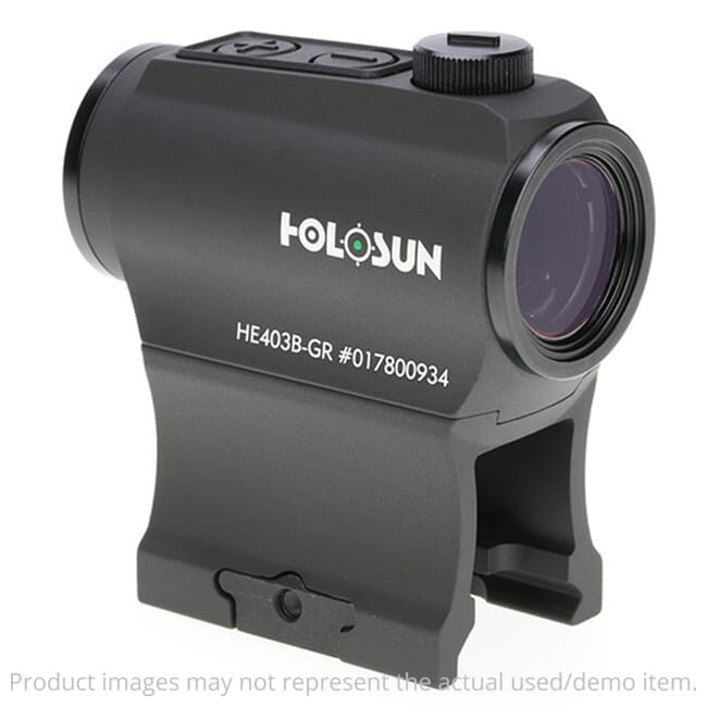 Holosun HE403B-GR Green 2MOA Dot 20mm Micro Reflex Sight HE403B-GR - UA4588 - 