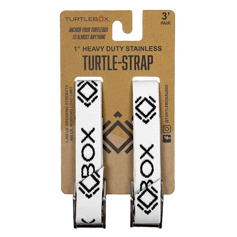 Turtlebox Tie Down Straps White ACCS-STRAP-WHT-1 - Turtlebox