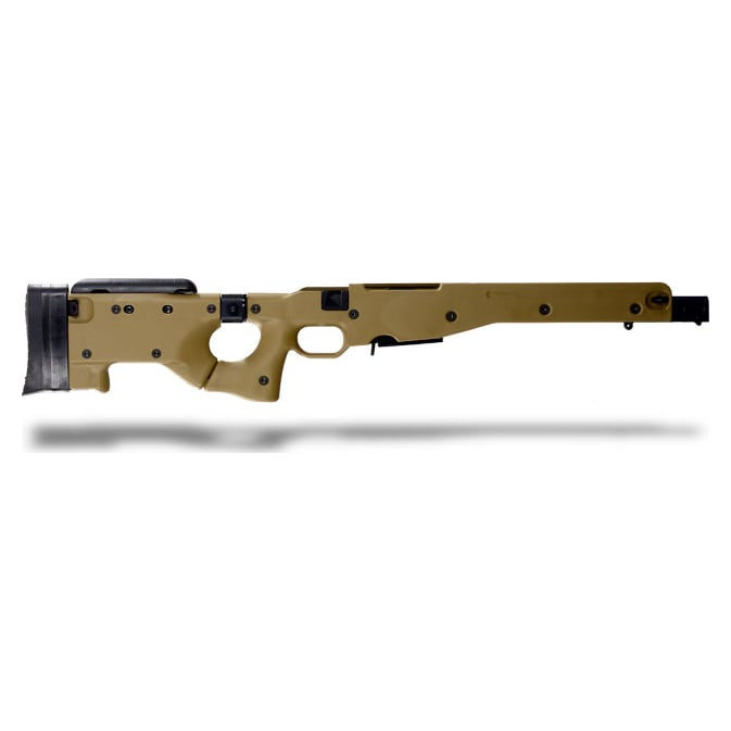 Accuracy International Chassis System (AICS) M24 2.0 Long Action 308 in Dark Earth. New in box (Never Mounted)-UA589 - 